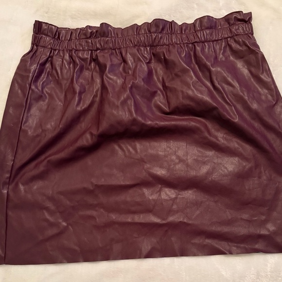 The Loft Faux Leather Mini Skirt - Picture 4 of 9